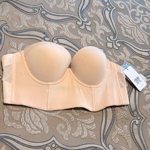 Lively Long Line low back strapless bra - NWT - 36A